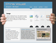 Tablet Screenshot of chris-vowell.com